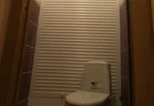 Сантехнічні рольставні туалет і фото, установка і відео з малюнком, санвузол і монтаж