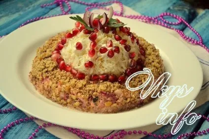 Салат - шапка Мономаха - покроковий рецепт з фото (шапка) Салат - шапка Мономаха - покроковий рецепт з фото