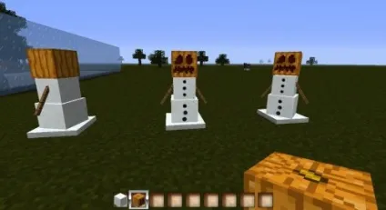 Як зробити сніговика в minecraft щоб відігнати мобів (minecraft сніговик гарбуз сніг помічник) Як зробити сніговика в minecraft щоб відігнати мобів