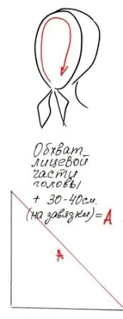 Як зшити косинку на голову, шити з нуля!