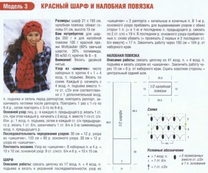 Як зв'язати шарф - 36 моделей і схем з описом для початківців (схем) Як зв'язати шарф - 36 моделей і схем з описом для початківців