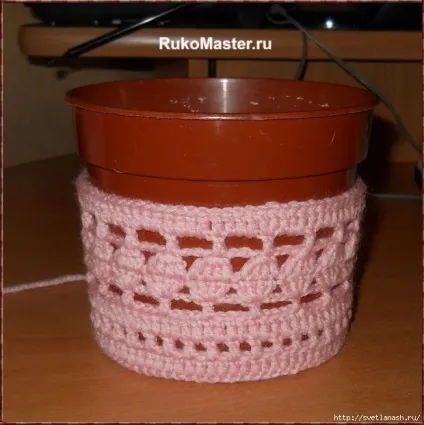 Як зв'язати квіткове кашпо гачком (гачком.) Як зв'язати квіткове кашпо гачком