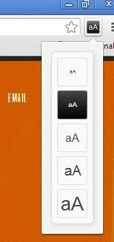 Як збільшити розмір шрифту в браузері chrome (розмір) Як збільшити розмір шрифту в браузері chrome