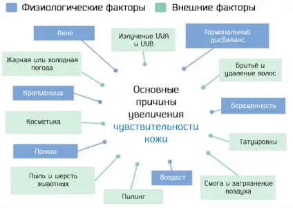 Як доглядати за чутливою шкірою і чому підвищується чутливість (чутливість) Як доглядати за чутливою шкірою і чому підвищується чутливість