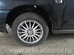 Як витягнути передні колеса і лонжерони ваз 2110 після удару (2110) Як витягнути передні колеса і лонжерони ваз 2110 після удару