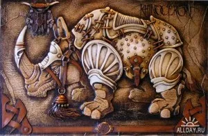 Картина зі шкіри своїми руками (шкіри) Картина зі шкіри своїми руками