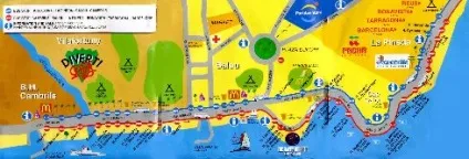 Карти узбережжя, курортів і міст коста-дорада детальна карта - сало, ла-Пінеда, Таррагона (коста-дорада) Карти узбережжя, курортів і міст коста-дорада детальна карта - сало, ла-Пінеда, Таррагона