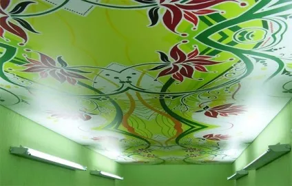 Картина на стелі, фото і відео приклади