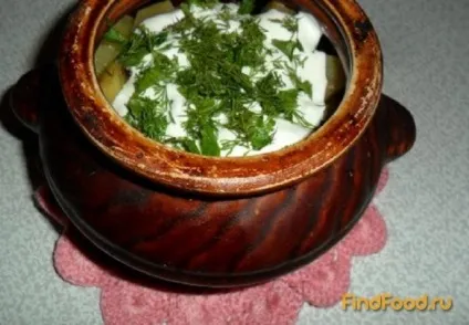 Картопля в горщиках з м'ясом рецепт з фото (картопля горщиках м'ясом) Картопля в горщиках з м'ясом рецепт з фото