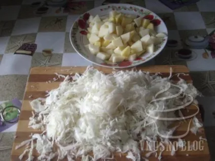 Картопля, тушкований з м'ясом і капустою - рецепт з фото (капустою) Картопля, тушкований з м'ясом і капустою - рецепт з фото