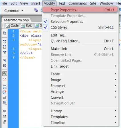 Кодування utf-8 в dreamweaver, білі віконця