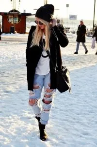 Шапка-носок кому йде, з чим і як правильно носити, фото (шапка-носок) Шапка-носок кому йде, з чим і як правильно носити, фото
