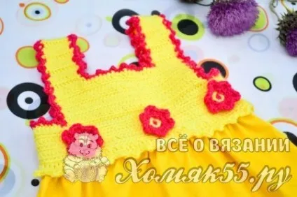 Комбіноване плаття для дівчинки мк з покроковими фото та навчальними відео (дівчинки своїми руками) Комбіноване плаття для дівчинки мк з покроковими фото та навчальними відео
