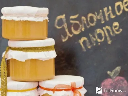 Консервоване яблучне пюре всі тонкощі приготування (консервоване) Консервоване яблучне пюре всі тонкощі приготування