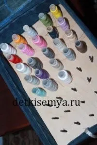 Коробок для ниток, все про дітей і сім'ю (коробок для зберігання ниток) Коробок для ниток, все про дітей і сім'ю