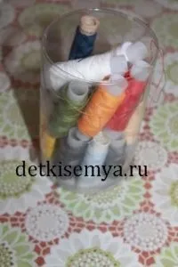 Коробок для ниток, все про дітей і сім'ю (коробок для зберігання ниток) Коробок для ниток, все про дітей і сім'ю