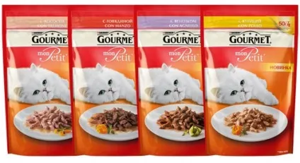 Корм для кішок гурмет, gourmet склад, види, плюси і мінуси (gourmet) Корм для кішок гурмет, gourmet склад, види, плюси і мінуси