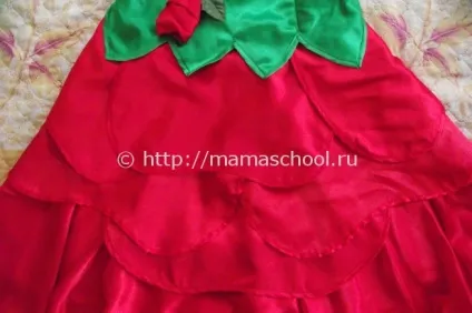 Костюм троянди для дівчинки своїми руками, як зшити костюм троянди на новий рік (руками) Костюм троянди для дівчинки своїми руками, як зшити костюм троянди на новий рік