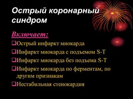 Коронарний інфаркт міокарда (гострий синдром) - що це таке, причини, симптоми, лікування (коронарний) Коронарний інфаркт міокарда (гострий синдром) - що це таке, причини, симптоми, лікування