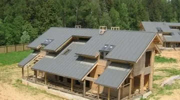 Дах каркасного будинку фото і відео каркасного будинку з плоскою, ламаної і мансардним дахом (ламаної) Дах каркасного будинку фото і відео каркасного будинку з плоскою, ламаної і мансардним дахом