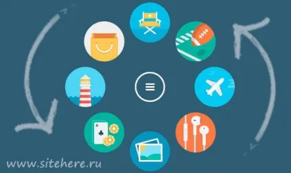 Гарний випадає для сайту