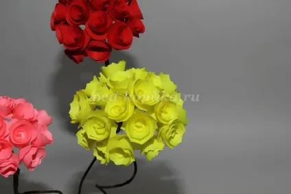 Красиві квіти з паперу своїми руками (зовнішнього краю разрежем коло) Красиві квіти з паперу своїми руками