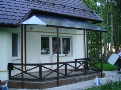 Ганок будинку з полікарбонату фото варіанти зведення (будинку) Ганок будинку з полікарбонату фото варіанти зведення
