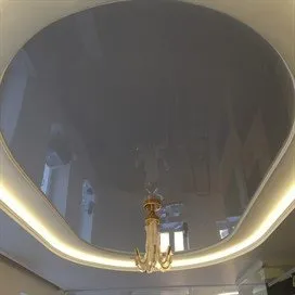 Криволінійна спайка натяжних стель, фото, ціни в Харкові, дизайн і установка - (стель) Криволінійна спайка натяжних стель, фото, ціни в Харкові, дизайн і установка -