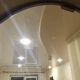 Криволінійна спайка натяжних стель, фото, ціни в Харкові, дизайн і установка - (спайка) Криволінійна спайка натяжних стель, фото, ціни в Харкові, дизайн і установка -