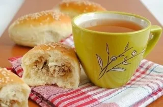 Кулеб'яка з куркою з листкового тіста - покроковий рецепт з фото (тесту) Кулеб'яка з куркою з листкового тіста - покроковий рецепт з фото
