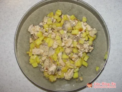 Кулеб'яка з куркою і грибами рецепт покроковий з фото (куркою) Кулеб'яка з куркою і грибами рецепт покроковий з фото