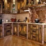 Кухні під старовину 50 фото дизайн-проектів інтер'єру, дерев'яні кухні в інтер'єрі (дерев'яні) Кухні під старовину 50 фото дизайн-проектів інтер'єру, дерев'яні кухні в інтер'єрі