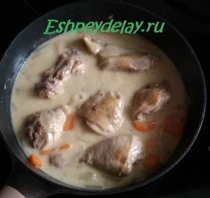 Курка в винному соусі - рецепт з фото (рецепт) Курка в винному соусі - рецепт з фото