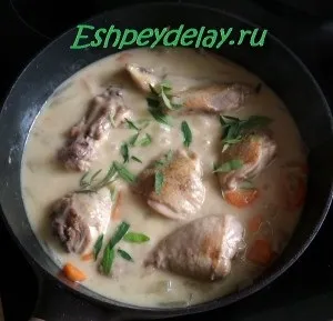 Курка в винному соусі - рецепт з фото (курка в винному соусі) Курка в винному соусі - рецепт з фото