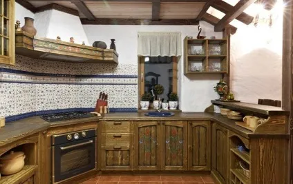 Кухні під старовину - дизайн, фото, відео (можна зробити своїми руками) Кухні під старовину - дизайн, фото, відео