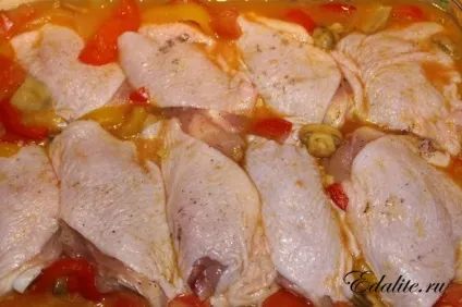 Курка по-мисливські - 108 ккал, рецепт з фото, смачно, корисно, легко