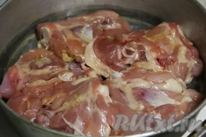Курка на тесті в духовці - рецепт з фото (тесті) Курка на тесті в духовці - рецепт з фото