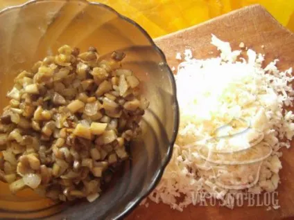 Курячий рулет з сиром і грибами - рецепт з фото (грибами) Курячий рулет з сиром і грибами - рецепт з фото