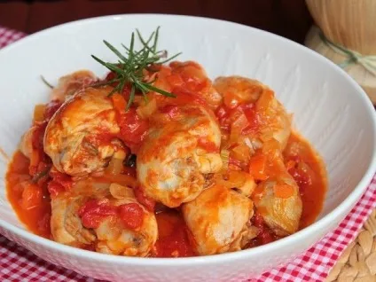 Курка по-мисливські - рецепт приготування з покроковими фото (приготування) Курка по-мисливські - рецепт приготування з покроковими фото