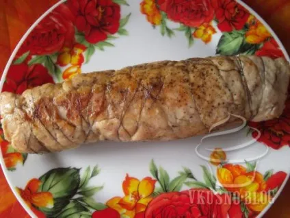 Курячий рулет з сиром і грибами - рецепт з фото (рулет) Курячий рулет з сиром і грибами - рецепт з фото