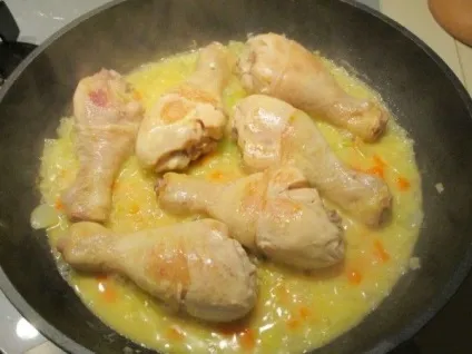 Курка по-мисливські - рецепт приготування з покроковими фото (рецепт) Курка по-мисливські - рецепт приготування з покроковими фото