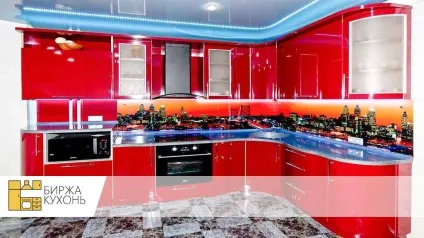 Кухня для олександра з фасадом мдф шпонований (включено вартість Підйом) Кухня для олександра з фасадом мдф шпонований