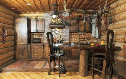 Кухня в українському стилі особливості дизайну і фото інтер'єрів (російською) Кухня в українському стилі особливості дизайну і фото інтер'єрів