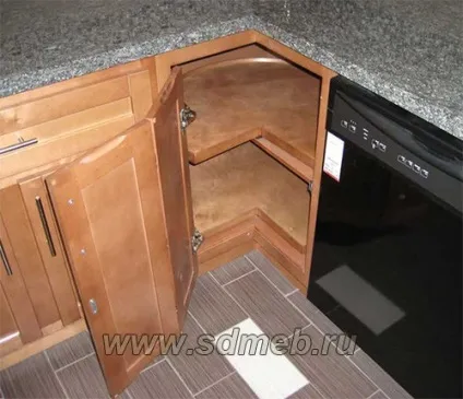 Кухонний кутовий шафа - варіанти виконання, зробимо меблі самі (короткий огляд кутових шаф) Кухонний кутовий шафа - варіанти виконання, зробимо меблі самі