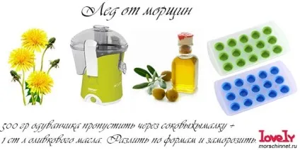 Лід для обличчя від зморшок рецепти (розлити формам заморозити) Лід для обличчя від зморшок рецепти