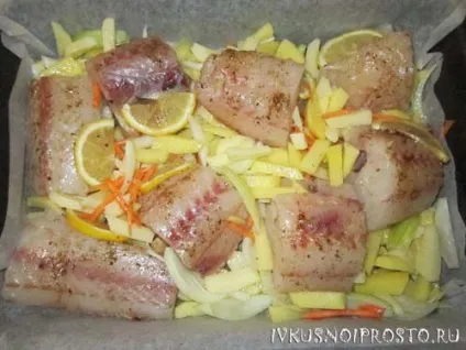 Лімонелла в духовці - покроковий рецепт з фото, і смачно і просто (риба з картоплею) Лімонелла в духовці - покроковий рецепт з фото, і смачно і просто