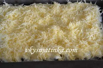 Макарони фаршировані грибами і куркою - рецепт з фото
