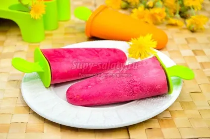 Малинове домашнє морозиво