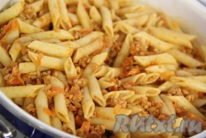 Макарони по-флотськи з томатною пастою - рецепт з фото (пастою) Макарони по-флотськи з томатною пастою - рецепт з фото