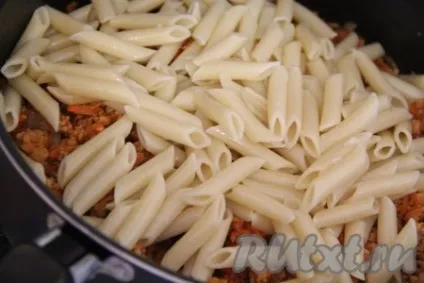 Макарони по-флотськи з томатною пастою - рецепт з фото (пастою) Макарони по-флотськи з томатною пастою - рецепт з фото